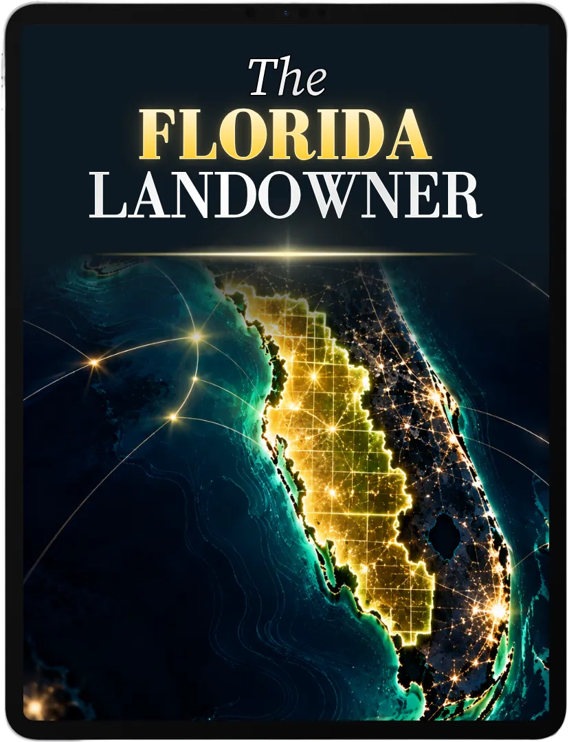 The Florida Landowner report on a tablet